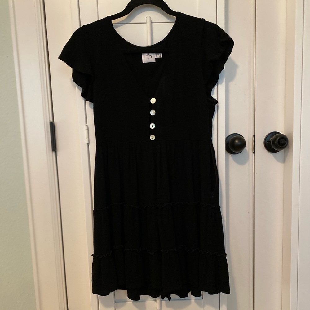 Black mini doll dress